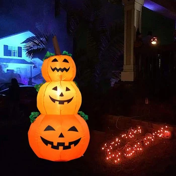 1.2 m Tekvica Lampáš Nafukovacie Model s LED Svetlom pre Halloween Ozdoby Halloween DIY Dekorácie Dovolenku Dodávky
