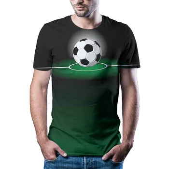 Nový roku 2020! Móda 3D Tlač Mužov Soccer Jersey Tričko Mužov Bežné Bunda Letná Muži Futbal Tričko harajuku zábavné tričká