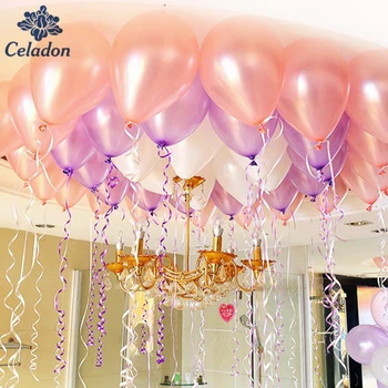 10pcs/lot 10 inch Pearl Latexové Balóny Hélium Balón Svadobné Dekorácie Nafukovacie Vzduchu Gule Deti Happy Birthday Party Balón