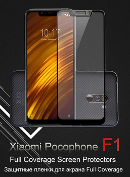 (30 KS/lot)-9H Premium Tvrdeného Skla pre Xiao Pocophone F1 Plné Pokrytie Screen Protector Ochranná Fólia pre Xiao Poco F1