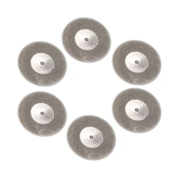 Mini 60 mm Diamantový Rezací Disk pílového Kotúča Striebro Rezné Kotúče s 1pcs Pripojenie Ramienka pre Dremel Vŕtať Fit Rotačný Nástroj