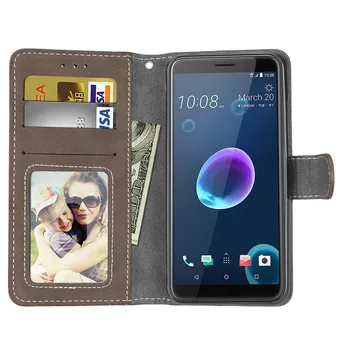 Karta Stand Bag Pre Nokia 6 2018 Kožené Telefón puzdro Pre Nokia 6.1 Matný Flip Stojan PU Peňaženka Pre nokia 6.1 Ochranný Rám, Kryt