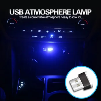 Auto LED Svetlo, USB Atmosféru Svetla pre infiniti m35 hyundai i30 vw golf 5 nissan qashqai j11 bmw e53 f30 audi a4 b7 niss