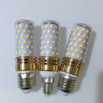E27/E14 16W Ultra-jasné Led Kukurica Lampa Trikolóra LED Svetlo Sviečky Žiarovka Pre Slávnostné Svietidla