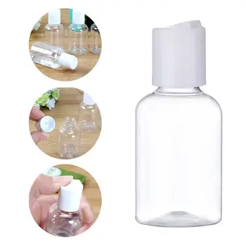 1pc 50 ml Transparentná Cestovné Fľaše viacúčelové Plastové Okno do fliaš make-up Krém Jar Chiaki Kryt Lotion Stlačte C8V0