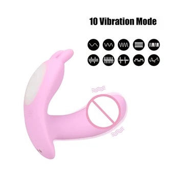 Roztomilý Bezdrôtový Králik Vibrátory Klitorálny Stimulácia Sexuálne Hračky pre Ženy, Ženské Masturbator Tepla Dilda Análny Plug Stroj Dospelých