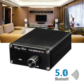 SOTAMIA TPA3116 Bluetooth 5.0 Digitálny Zosilňovač 50W*2 Stereo Zosilňovač pre Domáce Audio Amp DIY Reproduktorov domáceho Kina