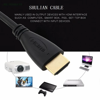 5 M Pozlátené Kábel HDMI 1.4 1080p 3D Video Káble pre HDTV Splitter Switcher 10PCS/VEĽA