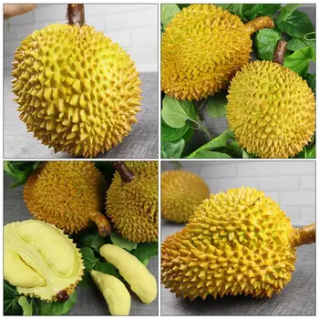 1 pc Simulácie Durian Ornament Ozdobné Falošné Durian Umelé Ovocie Model Fotografie Rekvizity