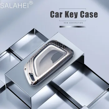 Zliatiny zinku+TPU Kľúča Vozidla Kryt Prípade Chránič Pre Cadillac CT5 2019 2020 Kľúča Držiteľa Na Auto Príslušenstvo Keychain
