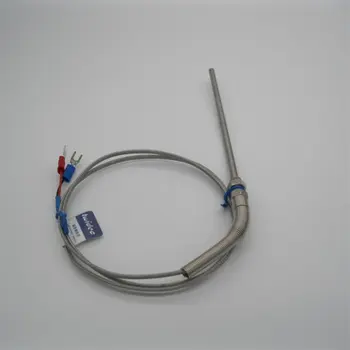 Vysoko kvalitnej Nerezovej Ocele Sonda Regulátor Teploty Snímač K Termočlánok Typu Trubice s 2m Kábel Drôt 0-400 C K typu