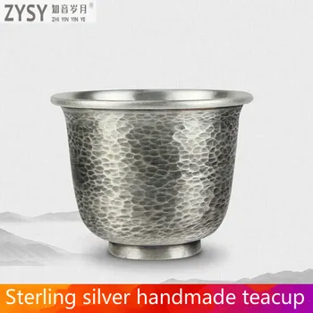 S999 mincový striebro šálku čaju šálku kávy domácnosť, kuchynské doplnky utility pohár