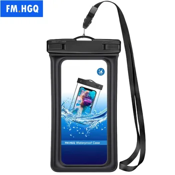 Univerzálny Kryt Vodotesný Telefón puzdro Pre iPhone XS MAX Coque Puzdro Vodotesný Vak obal Pre Samsung S9 Plus Plávať Vodotesné puzdro