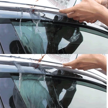 OVERE NOVÉ 1Set Dymu Okno Dážď Clonu Na Hyundai Elantra 2006-2018 Styling ABS Prieduch Slnko Lamely Stráže Auto príslušenstvo