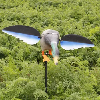 Xilei Factory Veľkoobchod Ekologických Plastových Mallard Drake 6V Motor Kačica umelé návnady na Lov kačica S Magnetom Spinning Krídla