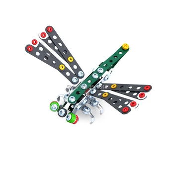 3D Montáž Kovových Puzzle Model Súpravy Dragonfly Motýľ Koníkov Hračka Montáž Modelu Konštrukcie Hrať Stanovené vzdelávacie hračky